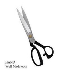 Premium Sharp Thin Fabric Tailor’s Scissors- Stainless Steel – 10” – Professional