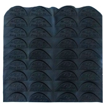 805 Black Shoe Rubber Repair Heel Sole Sheet - 18 Pairs a Sheet