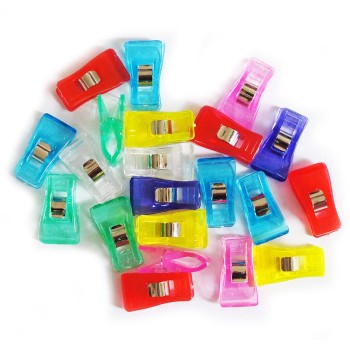 Colourful Plastic Wonder Clips - Pack of 20 Colourful Plastic Wonder Clips - Pack of 20