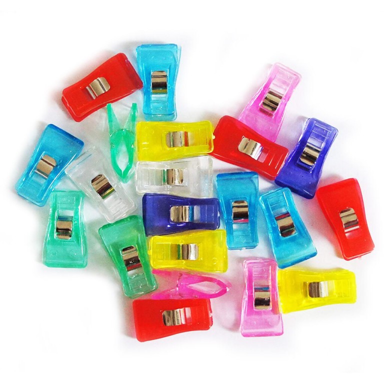 Colourful Plastic Wonder Clips - Pack of 20 Colourful Plastic Wonder Clips - Pack of 20