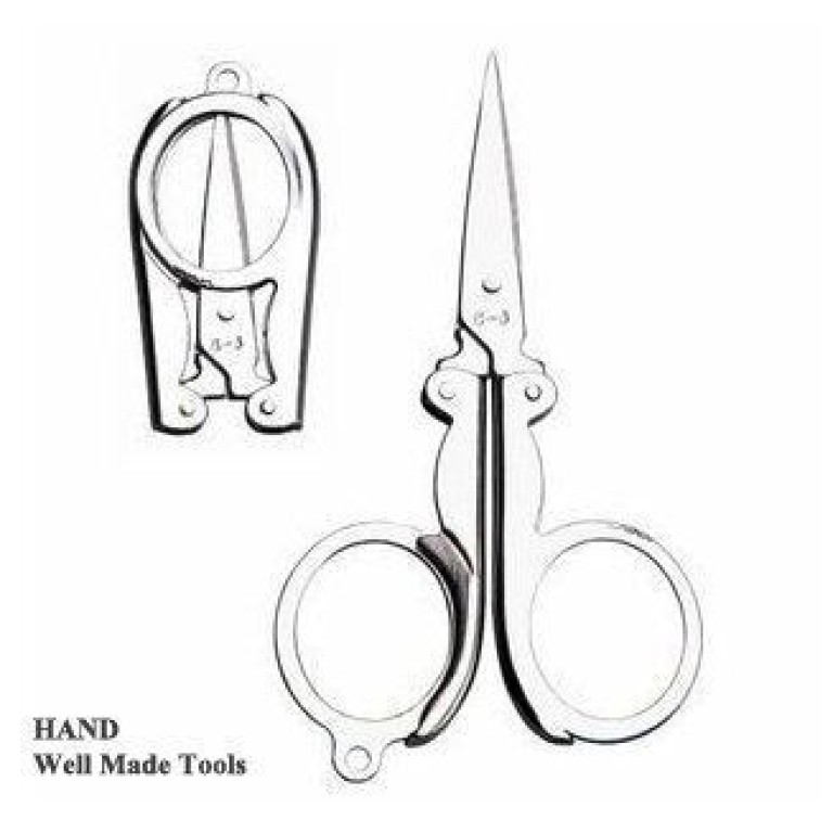 No.666 Large Convenient Travel Folding Safety Metal Scissors 4 Inch - 2 Pairs No.666 Large Convenient Travel Folding Safety Metal Scissors 4 Inch - 2 Pairs