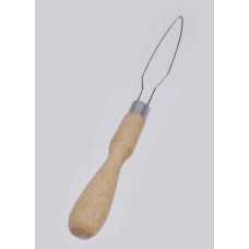 Looped Turner, Convenient Puller- Wooden Handle, 7.1"/ 18cm