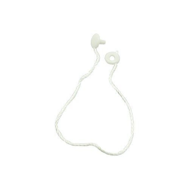 HAND Easy and Fast to Attach Hang Tag, Nylon String Round Snap Lock 20 cm 1000pcs, White HAND Easy and Fast to Attach Hang Tag, Nylon String Round Snap Lock 20 cm 1000pcs, White