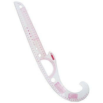 NO.3250 Multi Purpose Fashion Scales, Curved Graders Ruler, Straight + Curved Lines