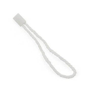 HAND Hang Tags White Easy and Fast to Attach with a Nylon String Round Snap Lock - 17cm - 1000pcs