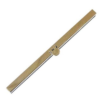 HAND Purse Frame Long Slim Polished Silver Tone Clip Lock Size 190Wx10Hmm