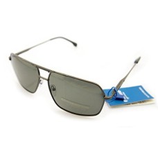 HAND 1353 Stylish Unisex Sunglasses - Metal Frame - Width at Temples 134 mm - 100% UV400 Protection - Metallic Grey Frame with Green Grey Lenses HAND 1353 Stylish Unisex Sunglasses - Metal Frame - Width at Temples 134 mm - 100% UV400 Protection - Metallic Grey Frame with Green Grey Lenses