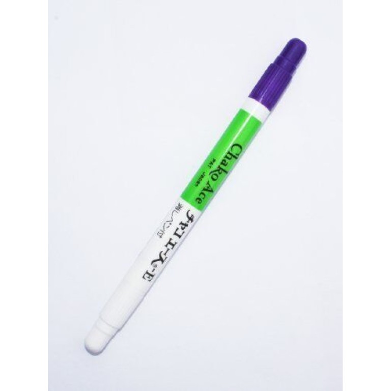 2 x Water Soluble Purple Fabric Marker Pens with Erasers 2 x Water Soluble Purple Fabric Marker Pens with Erasers