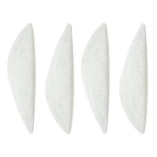 HAND Shoulder Pads White Narrow 7.5cm Width - 2 Pairs