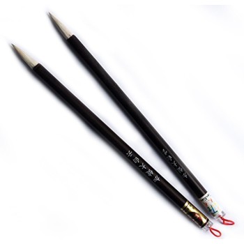 SU-13 Wooden Small Strokes Art & Calligraphy Sumi Brushes, Set of 2
