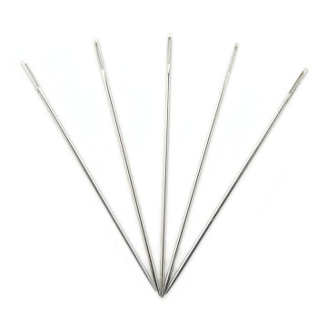 Easy to Thread 5.4cm/2.2 Hand Sewing Needles x5 In a Pack