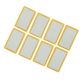 HAND Magnetic Badge RBD Yellow Strong Write On Name Holder Plate 50x30 mm - Pack of 8