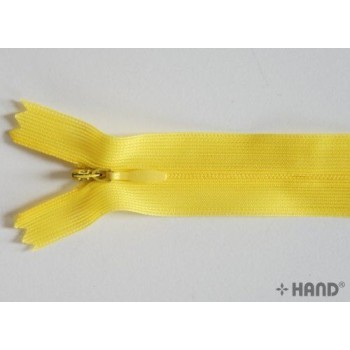 2 Pcs of NO.1 HAND Invisible Zip - Sunflower Yellow (14”)