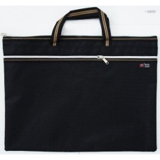 HP7911 Light Weight Tough Material Daily Portfolio Bag Fits A3 Items (BLACK)