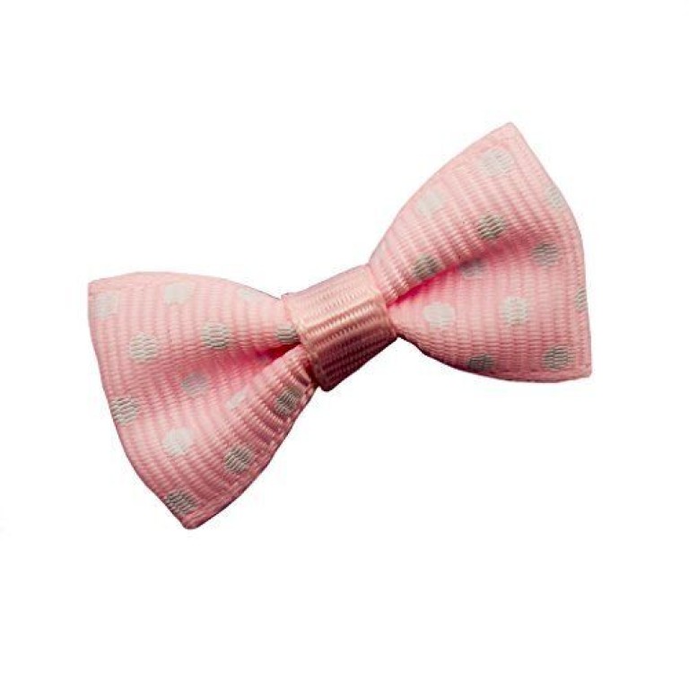HAND ® Pretty Polka Dot Ribbon Bow Accessories Embellishments - 33 mm x 20 mm - Pack of 20 - Pink HAND ® Pretty Polka Dot Ribbon Bow Accessories Embellishments - 33 mm x 20 mm - Pack of 20 - Pink