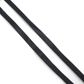 HAND Leatherette Trim Black PU Thin 10mm Width - 5 metres