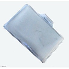 Clear Plastic Horizontal ID Badge Card Holder 98mmWx 65mmL, appx 50 per Pack - 204g