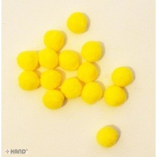 A Jumbo Pack of POM POMS Appx 1000 pcs- 20 mm (Yellow)