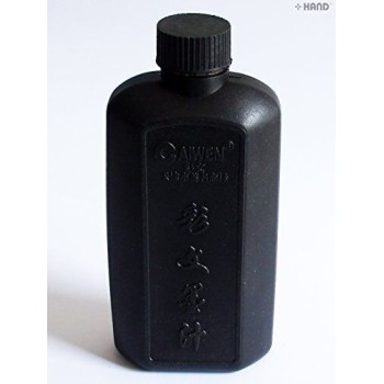 Manuscript Japanese Calligraphy Fountain Pen Black Ink Large Bottle 250g