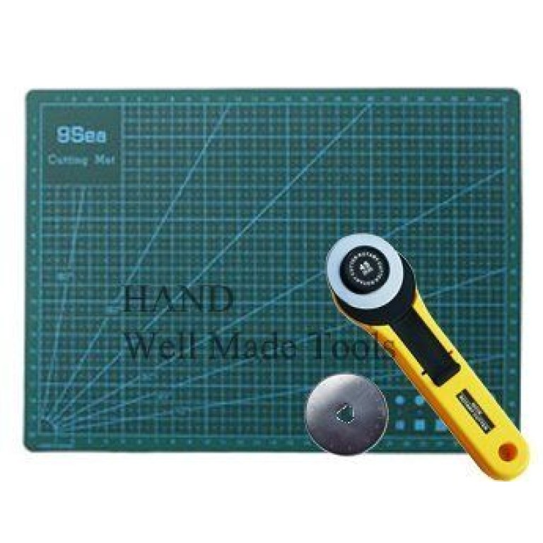 A3 CUTTING MAT+ 45MM ROTARY CUTTER+ 45MM BLADE A3 CUTTING MAT+ 45MM ROTARY CUTTER+ 45MM BLADE