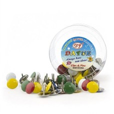 HAND Drawing Pins Round Multicoloured - 2 Boxes (50 a box)