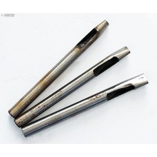Set of 3 Leather Craft DIY Eylet 1 Shape Hole Hollow Punch - sizes 3x6, 3x7, 3x8 mm