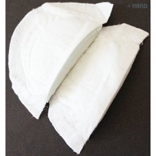 Style 818 Thick Wadded Shoulder Pads 30mm Thickness, White 2 Pairs