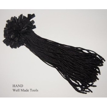 Easy and Fast to Attach Hang Tag, Nylon String Round Snap Lock, Black 1000pcs Easy and Fast to Attach Hang Tag, Nylon String Round Snap Lock, Black 1000pcs
