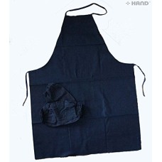 Heavy Duty Unisex Denim Cooking/Baking/Art Apron and 1 Pair of Denim Sleeve Arm Protectors