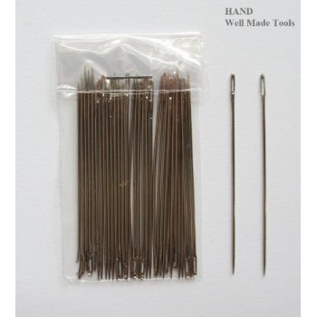 HAND Easy to Thread 5.7cm/2.5" Sewing Needles, Pack of 30