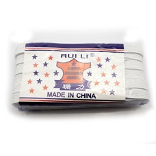 HAND Roll of Flat Dense Strong Strength Sewing Elastic for Waistbands, Hems, Cuffs etc. 10 mm Wide, 16 m Long, White