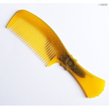 2 Large Ox Horn Anti-Static Hair Combs 20 cm