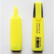 Florescent Colour Highlighters Chisel Tip 2-5mm [Pack 10] (Yellow)