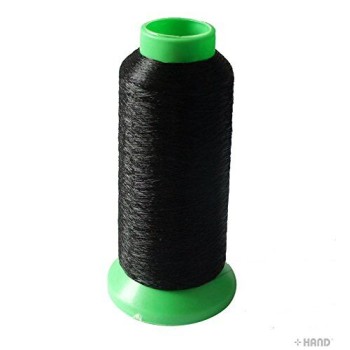 Extra Strong Plastic Overlocker Thread/String appx 4000 metres - Assorted Widths and Colours (Black 0.12mm)