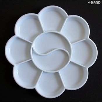 White 10 Wells Paint Palette - Set of 2 White 10 Wells Paint Palette - Set of 2