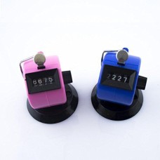 HAND Four Digits Hand Tally Counter, Clicker, Table Top HANDS FREE