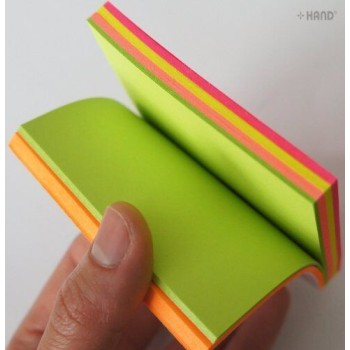 Bright Florescent Colour Post it Note 3x 3 100 Sheets Pads, Buy 2 Get 1 Free Offer
