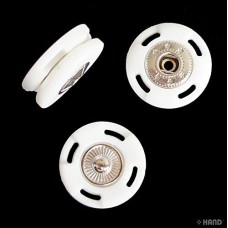 126/D17 Inner Clip Sew-in Buttons Snap Fasteners for Coats, Bags, Trousers, Etc - 20 sets