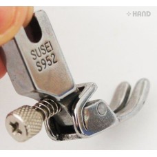 SUSEI S952 Industrial Sewing Machine Gathering, Shirring Foot, for Brother, Singer, Juki and More Adjustable Tightness of the Gathering from Back Screw and Sprung
