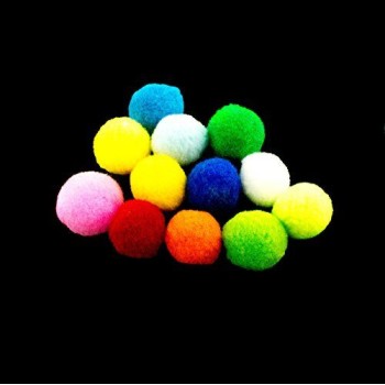 H0657 A Jumbo Pack of Colourful Pom Poms Size 20-25 mm Diameter Pack of 200 Approx 94g Assorted Colours