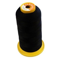 HAND Polyester Thread JaneBrig Black Top Stitching 210D 3 Ply 1500m
