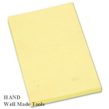 YD655D 5 Packs of Post it Note- Canary Yellow, 100 Sheets per Pad 3x5
