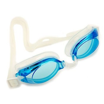 HAND YG-7008 Sky Blue Swimming Goggles - Ergonomic Design with 100% U.V. Protection and Anti-Fog Coating HAND YG-7008 Sky Blue Swimming Goggles - Ergonomic Design with 100% U.V. Protection and Anti-Fog Coating
