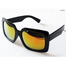 826 Retro Iridescent/Dark Tinted Lens Sunglasses UV400 - Buy 1 Get 1 Free (Iridescent-Reflective)