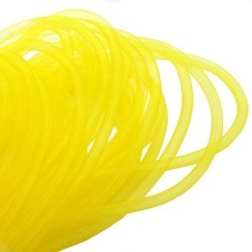 HAND Elastic Lightweight Millinery Tubular Crin Trim - diameter 4 mm, appx 30 meters per pack - Lemon Yellow