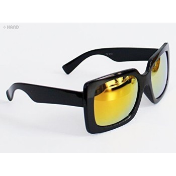 6209 Retro Iridescent Mirror/Dark Tinted Lens Sunglasses UV400 - Buy 1 Get 1 Free (Iridescent-Reflective)