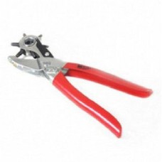 Strong Grip Short Handle Revolving Punch Pliers, Leather Hole Punch, Multi-sized