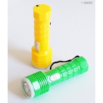 SGQ-330 Bright Mini Lightweight Plastic Torch 10cm - Buy 1 get 1 Free