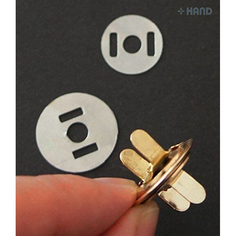 5 Full Sets Magnetic Buttons- Flat Smooth Finish, Snap Bag Magnetic Clasp - Gold, 18mm 5 Full Sets Magnetic Buttons- Flat Smooth Finish, Snap Bag Magnetic Clasp - Gold, 18mm