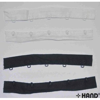 NO.95420 Cotton Hook & Eye Tape- Black, 5 metres